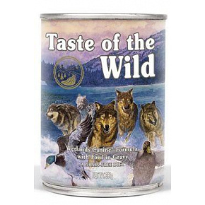 Taste of the Wild puszka Wetlands Wild Fowl 390g