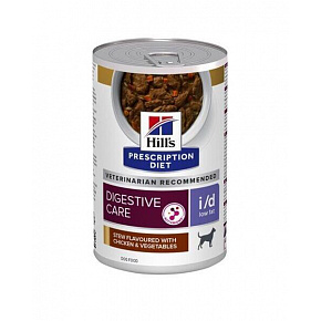 HILLS Diet Canine Stew i/d Low Fat z Kurczakiem i Warzywami NOWA puszka 354 g