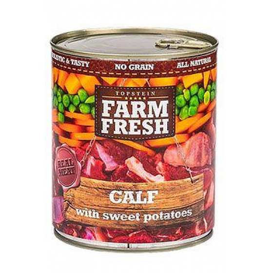 Farm Fresh Dog Calf with Sweet Potatoes puszka 800g