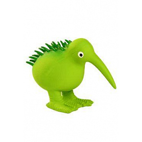 Zabawka dla psa WHISTLE lateksowa, piszcząca, zielona 13,5cm Kiwi