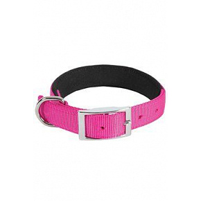 Obroża dla psa SOFT nylon 25mm/60cm różowa Zolux
