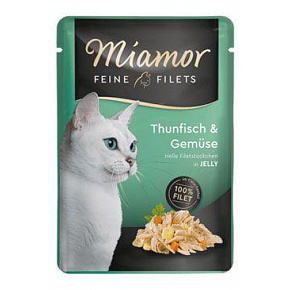 Miamor Cat Filet saszetka tuńczyk+warzywa w galarecie 100g