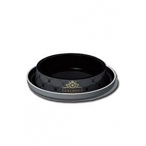 Miska plastikowa LUXURIOUS dla kota, czarna 210ml