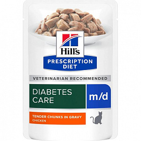 HILLS PD Fe Adult m/d DIABETES Chicken Kapsička 12 x 85 g HILLS PD Fe Adult m/d DIABETES Chicken Kapsička 12 x 85 g