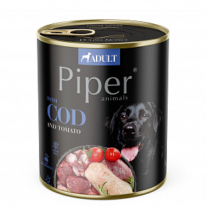 NEW PIPER z dorszem i pomidorami, konserwa dla psów 800 g
