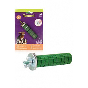 Zabawka gryzoń gryzak S, zielony 7cm Tommi
