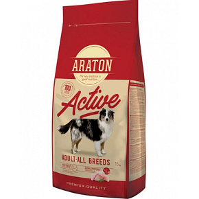 ARATON dog adult active all breed drób 15+1 kg ARATON dog adult active all breed drób 15+1 kg
