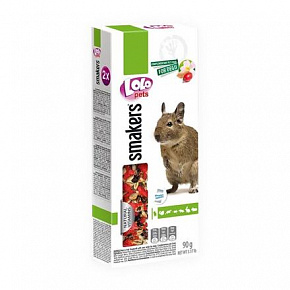LOLO SMAKERS 2 klasy z owocami i orzechami dla koszatniczek 90 g