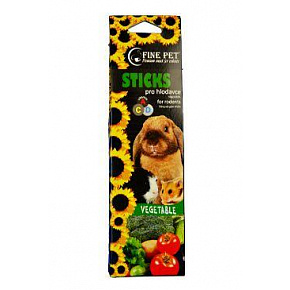 FINE PET Pałeczka Gryzoń Warzywa 2szt./110g FINE PET Pałeczka Gryzoń Warzywa 2szt./110g