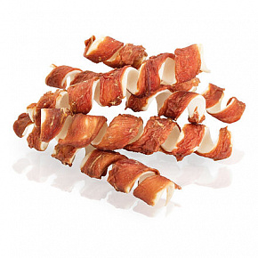 KIDDOG BUFFET SPRING mięso z kaczki na skórze bawolej [25 szt.], 16 cm / 40-45 g