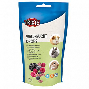 WILD BERRY drops, przysmak dla gryzoni z owocami leśnymi, 75 g WILD BERRY drops, przysmak dla gryzoni z owocami leśnymi, 75 g