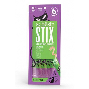 Schesir Cat saszetka Squeez It Kaczka krem 4x15g