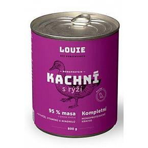 Louie Dog konserwa. Kaczka z ryżem 800g
