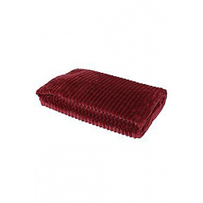 Dwuwarstwowy koc STRIPE bordowy 200x155cm 1 szt.