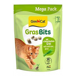 GimCat Gras Bits tabletki z trawą dla kotów 425g
