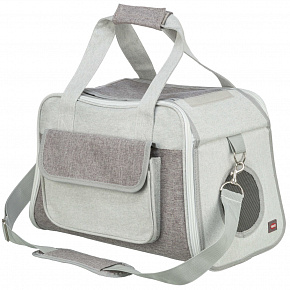 Transportní taška LIBBY, 25 x 27 x 42 cm, do 7 kg, šedá