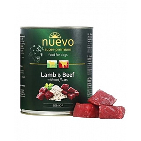 NUEVO dog Senior Lamb & Oat Flakes opak. 6 x 400 g puszka