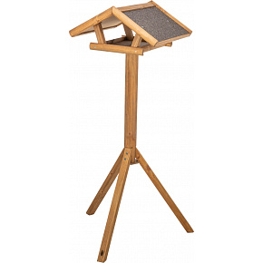 Krmítko pro venkovní ptactvo, 46 × 22 × 44 cm/1.15 m, lakovaná borovice