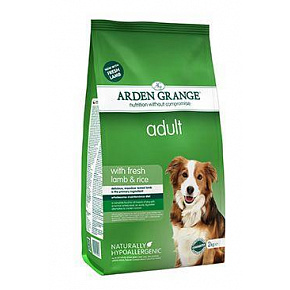 Arden Grange Dog Adult z świeżą jagnięciną i ryżem 2kg