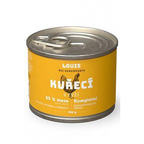 Louie Dog konserwa. Kurczak z ryżem 200g