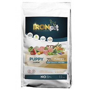 IRONpet Dog Puppy Large Turkey 12kg