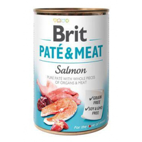 Brit Dog konz Paté & Meat Łosoś 400g