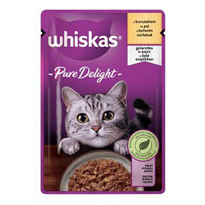 Whiskas saszetka Pure Delight kurczak w galarecie 85g