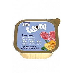 WOW Pasztet dla psa Adult jagnięcina z dynią 150g