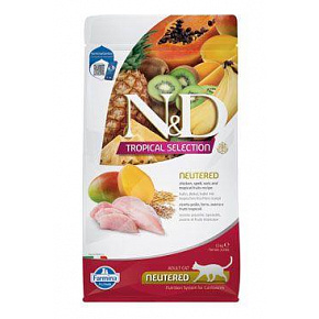 N&D TROPICAL SELECTION CAT Neutered Kurczak 1,5kg N&D TROPICAL SELECTION CAT Neutered Kurczak 1,5kg