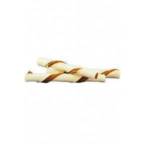 Magnum Rawhide roll stick 5" 12,5cm/40szt BRĄZOWY/BIAŁY