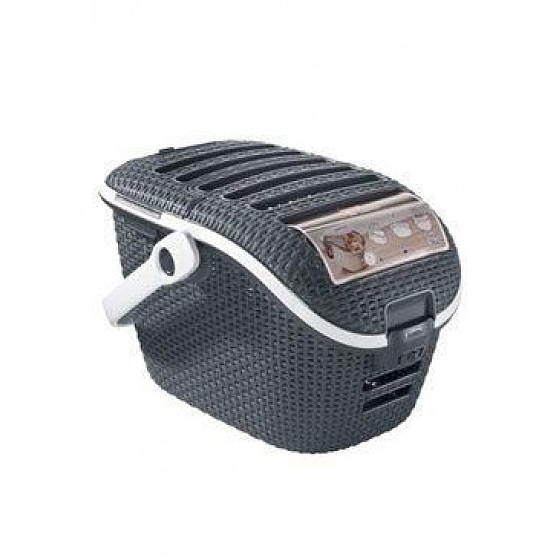 Curver Transporter Rattan 51x38x33cm antracyt