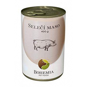 BOHEMIA MASO Mięso z prosięcia we własnym sosie 400g