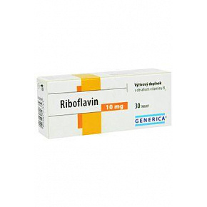 Ryboflawina 10mg Generica 30tbl