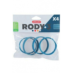 Komponenty Rody 3-pierścieniowe niebieskie 4 sztuki Zolux Komponenty Rody 3-pierścieniowe niebieskie 4 sztuki Zolux