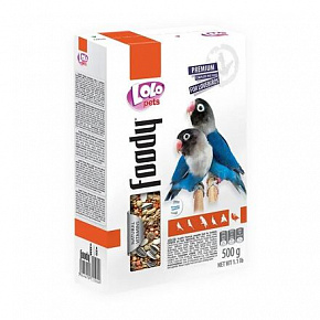 LOLO Foody kompletna karma dla nierozłączek 500 g pudełko