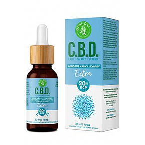 C.B.D. krople konopne z 20% BCP Extra 30ml