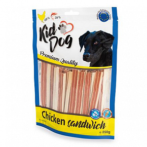 KIDDOG kanapka z kurczaka z dorszem 250 g