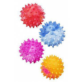 Zabawka dla psa Piłka z kolcami pływająca Wanilia. 6,5cm SP Zabawka dla psa Piłka z kolcami pływająca Wanilia. 6,5cm SP