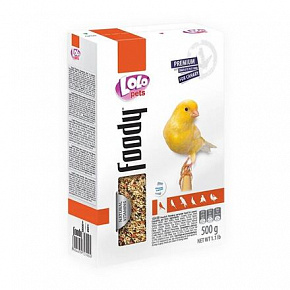LOLO Foody kompletna karma dla kanarków 500 g pudełko