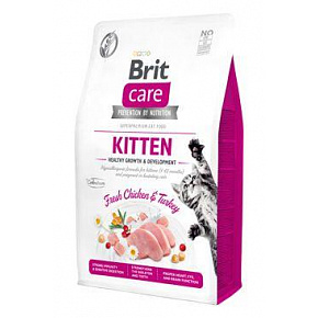 Brit Care Cat GF Kitten Healthy Growth&Development 2kg Brit Care Cat GF Kitten Healthy Growth&Development 2kg