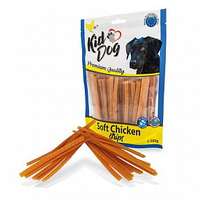 KIDDOG miękkie paski z kurczaka 250 g KIDDOG miękkie paski z kurczaka 250 g