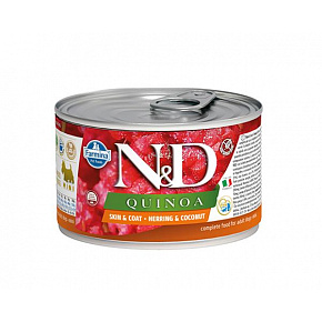 Farmina N&D dog QUINOA śledź & kokos konserwa 140 g