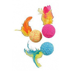 Zabawka dla kota Elastic Ball mix kolorów Zolux