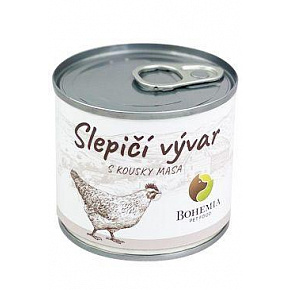 BOHEMIA Rosół z kury z kawałkami mięsa 140ml