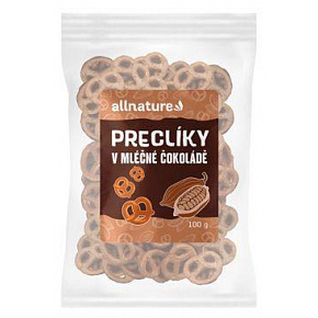Allnature Precelki w czekoladzie mlecznej 100g