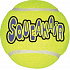 Zabawka Kong Dog SqueakAir Piłka z piszczałką tenis, guma wulkanizowana, L