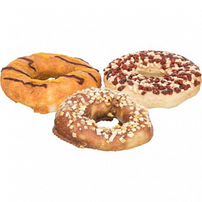 Donuts, pierścienie bawoła o smaku kaczki/dorsza/kurczaka [50], ø 10 cm