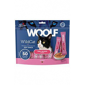 WOOLF WildCat Cream Regular Tuńczyk&Łosoś 50x14g