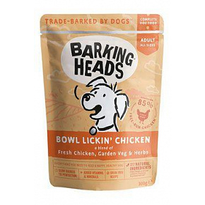 BARKING HEADS Bowl Lickin’ Chicken saszetka 300g BARKING HEADS Bowl Lickin’ Chicken saszetka 300g