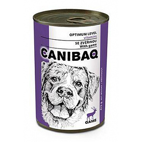 Canibaq dog konz. dziczyzna 415g